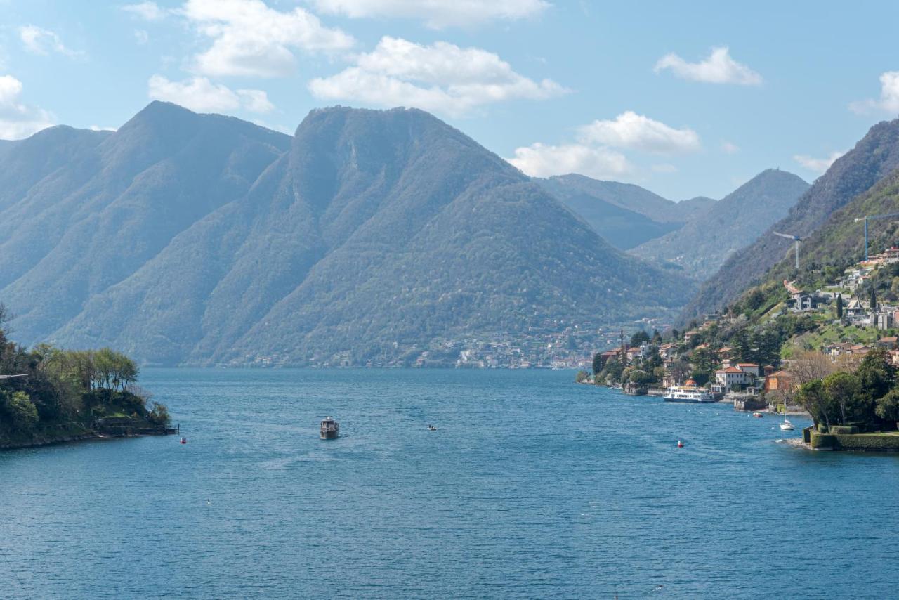 Lake Como Apartment With Balcony And Private Parking Ossuccio Esterno foto
